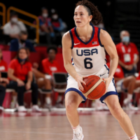 Sue Bird is a five-time gold medalist. (Kevin C. Cox/Getty Images via JTA)