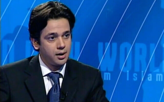 Pakistani journalist Ahmed Quraishi. (Screenshot/YouTube)