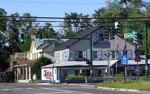 Cassville Crossroads Historic District, Jackson Township, NJ, September 9, 2012. (Wikimedia Commons via JTA)