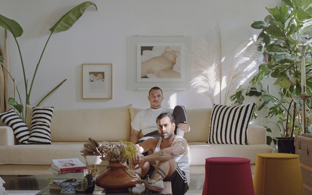 From Michael Liani's 'LGBTQ+ LOVE' photography project, here with his partner Uri Perez (Courtesy Michael Liani)