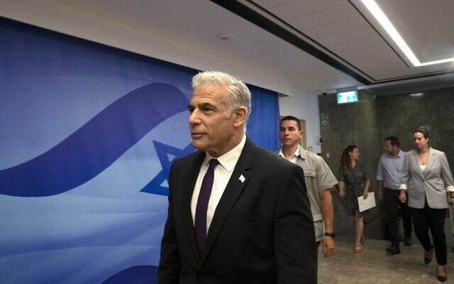 Lapid in message to Saudi Arabia: ‘We reach out for ties with all nations in region’