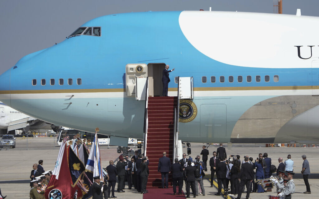 Photo of Biden končí cestu do Izraela a mieri do Saudskej Arábie;  1. prezident letel priamo do Jeddahu