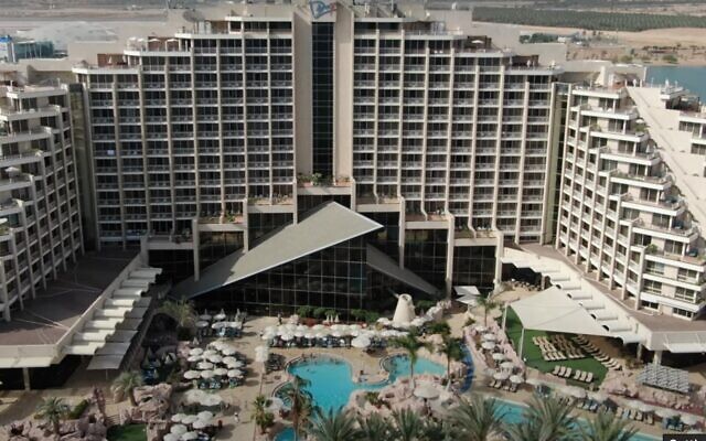 Screen capture from video of the Dan Eilat Hotel. (YouTube)