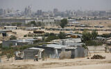 A view of the bedouin town of Segev Shalom, June 23, 2008. (Miriam Alster/Flash90)