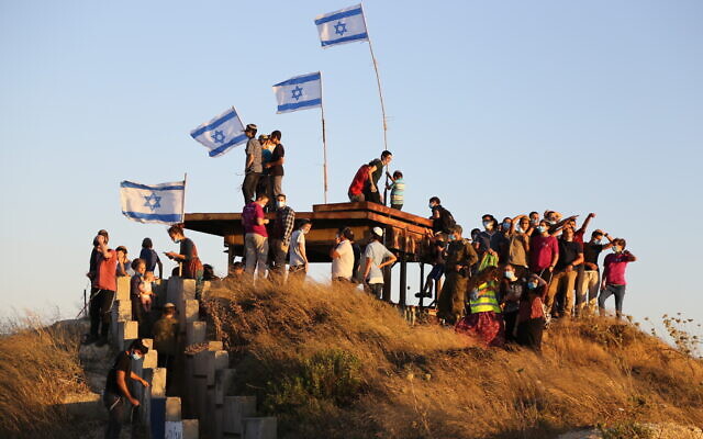 Gantz, IDF warn settler activists against ‘illegal’ bid to form West Bank outposts