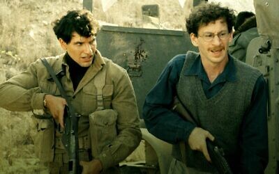 Actors playing Israeli soldiers guarding Kibbutz Nitzanim in the Israeli war film 'Image of Victory.' (Netflix)