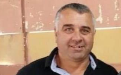Bassam Kablan, 40, who was shot to death at his building supply store in the Druze town of Beit Jann in northern Israel on July 1, 2022. (Courtesy)