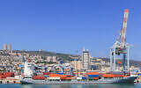 An illustrative view of the city of Haifa and the Haifa Port. (liorpt via iStock by Getty Images)