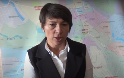 Uman Mayor Iryna Pletnyova (screenshot/Uman media YouTube)