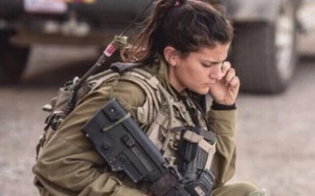 Then-Cpt. Or Livni in an undated photo published by the military. (Israel Defense Forces)