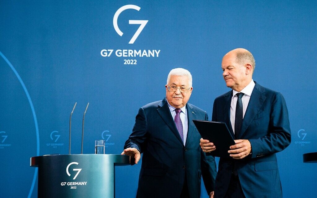 German chancellor 'disgusted' by Abbas's 'intolerable' 50 holocausts claim - Vimarsana News