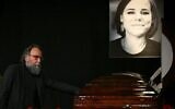 Russian ideologue Alexander Dugin attends a farewell ceremony of his daughter Daria Dugina, who was killed in a car bomb explosion the previous week, at the Ostankino TV center in Moscow on August 23, 2022 (Kirill KUDRYAVTSEV / AFP)