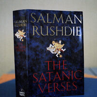 The front cover of the book "The Satanic Verses" by author Salman Rushdie is shown in London, February 15, 1989. (AP Photo/Dave Caulkin)
