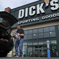 Illustrative: A Dick's Sporting Goods shop in Paramus, New Jersey, May 18, 2020. (AP Photo/Seth Wenig, File)