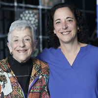 Undated photo of Carnegie Medal of Philanthropy winners Lynn (right) and Stacy Schusterman. (Courtesy of the Carnegie Medal of Philanthropy via AP)
