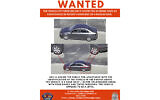 This Wanted poster released August 7, 2022, by the Albuquerque Police Department shows a vehicle suspected of being used as a conveyance in the recent homicides of four Muslim men in Albuquerque, New Mexico. (Albuquerque Police Department via AP)