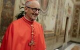 Cardinal Michael Czerny poses for photographers prior to meeting relatives and friends after he was elevated to cardinal by Pope Francis, at the Vatican, October 5, 2019. (AP/Andrew Medichini, File)