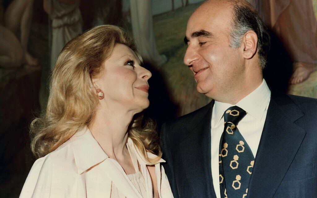 Lily and Edmond J. Safra at their civil wedding ceremony in Geneva, July 1976.  (Edmond J. Safra Foundation)