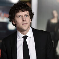 Jesse Eisenberg attends the LA Premiere of "Zombieland: Double Tap" in Los Angeles, October 10, 2019. (Photo by Richard Shotwell/Invision/AP)