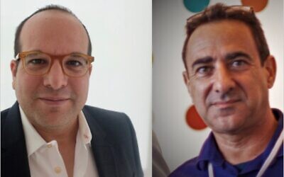 Oded Turgeman (left) and Gal Yissar, two of the New Legend co-founders (Courtesy)