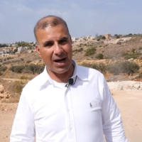Mayor Wisam Nibwani of the northern Druze town of Julis. (YouTube screenshot, used in accordance with clause 27a of the copyright law)
