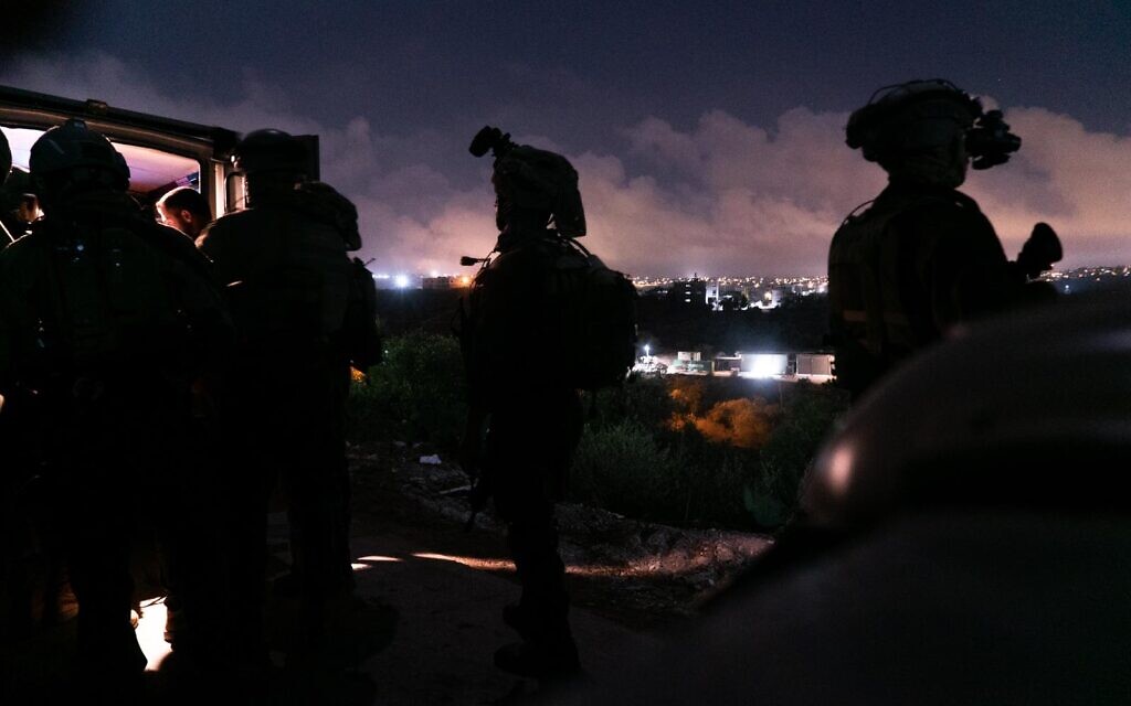 Israeli soldiers operate in the West Bank, September 14, 2022. (Israel Defense Forces)