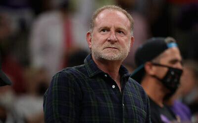 Phoenix Suns and Mercury owner Robert Sarver attends Game Two of the 2021 WNBA Finals at Footprint Center on October 13, 2021 in Phoenix, Arizona. (Christian Petersen/Getty Images)