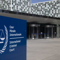 File - The International Criminal Court in The Hague, Netherlands, on March 31, 2021. (AP Photo/Peter Dejong)