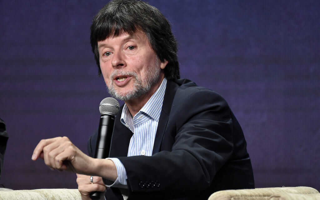 Director Ken Burns in a panel discussion during the Television Critics Association Summer Press Tour, July 29, 2019, in Beverly Hills, California. (Photo by Chris Pizzello/Invision/AP, File)
