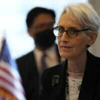 File: US Deputy Secretary of State Wendy Sherman in Seoul, South Korea, June 8, 2022. (AP Photo/Lee Jin-man)