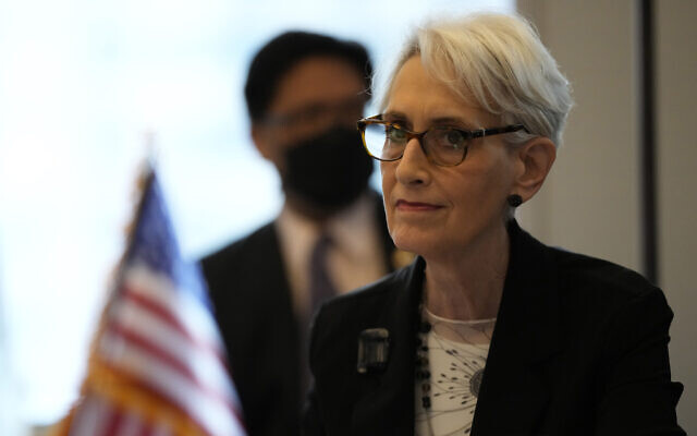File: US Deputy Secretary of State Wendy Sherman in Seoul, South Korea, June 8, 2022. (AP Photo/Lee Jin-man)