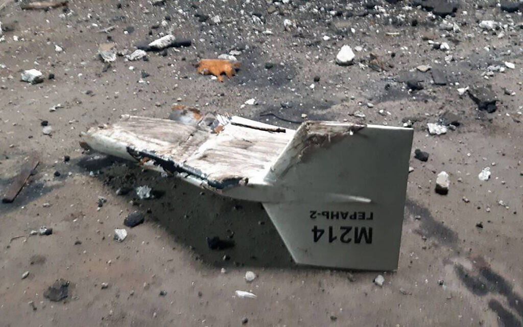 world News  In first, Ukraine apparently brings down Iranian drone used by Russia