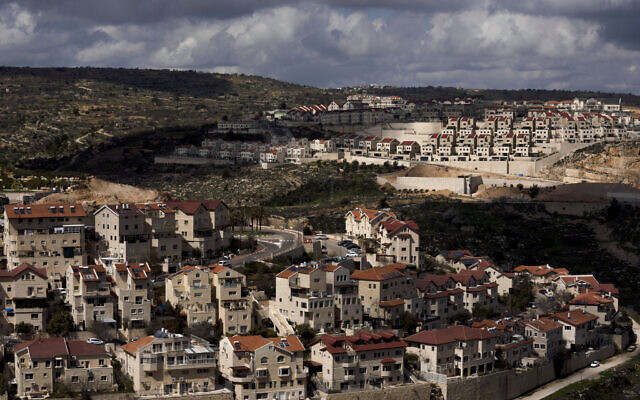 The West Bank settlement of Efrat, March 10, 2022. (AP/Maya Alleruzzo, File)