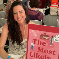 Novelist Elyssa Friedland with her new book, 'The Most Likely Club.' (Courtesy)