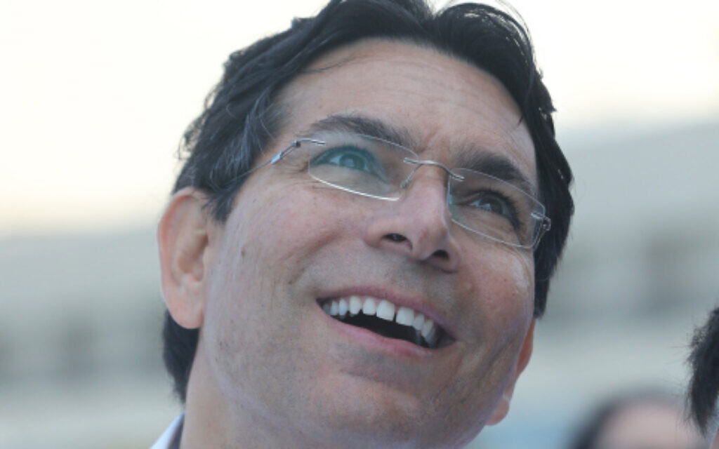 Danny Danon, at a celebration of Israel's 70th Independence Day in Tel Aviv, April 19, 2018. (Yossi Zamir/Flash90)