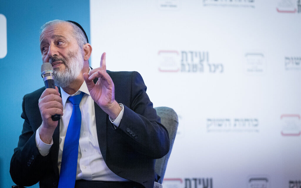 world News  Shas leader: If judges bar me from minister post, we’ll legislate to overrule them