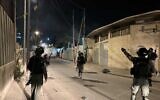 Border Police face Palestinian rioters in East Jerusalem, 26 September, 2022. (Israel Police)
