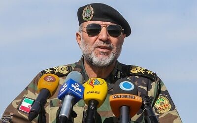 Iranian Brig. Gen. Kioumars Heydari (Foad Ashtari/Tasnim News Agency, Wikipedia, CC BY 4.0)