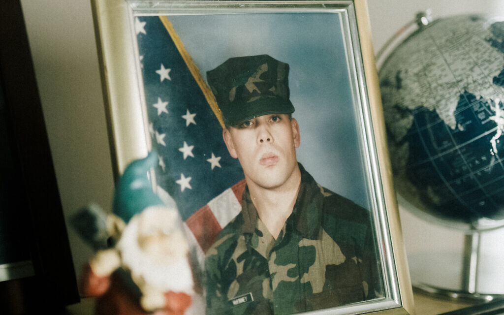 Richard 'Mac' McKinney during his service as a US Marine. (Karl Schroder)
