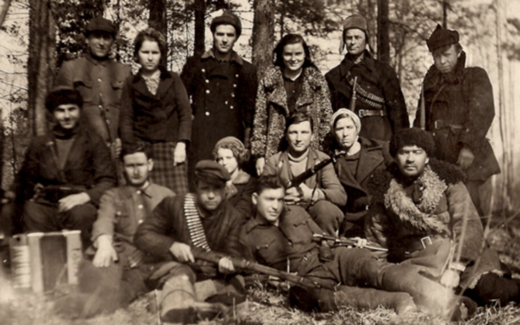 Jewish partisans during the Second World War as shown in the documentary 'Four Winters,' written and directed by Julia Mintz. (New Moon Films via JTA)