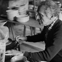 This file photo dated June 11, 1952 shows Russian-born French painter Marc Chagall working in the Madoura studio in Vallauris. (MEUNIER / AFP)