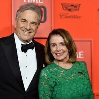 In this file photo taken on April 23, 2019, US Speaker of the House of Representatives Nancy Pelosi (R) and husband Paul Pelosi arrive for the Time 100 Gala at Lincoln Center in New York (Angela Weiss/AFP)