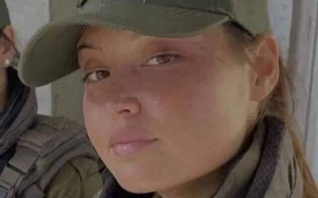 Sgt. Noa Lazar, 18, who was killed in a shooting attack in East Jerusalem on October 8, 2022. (Facebook)