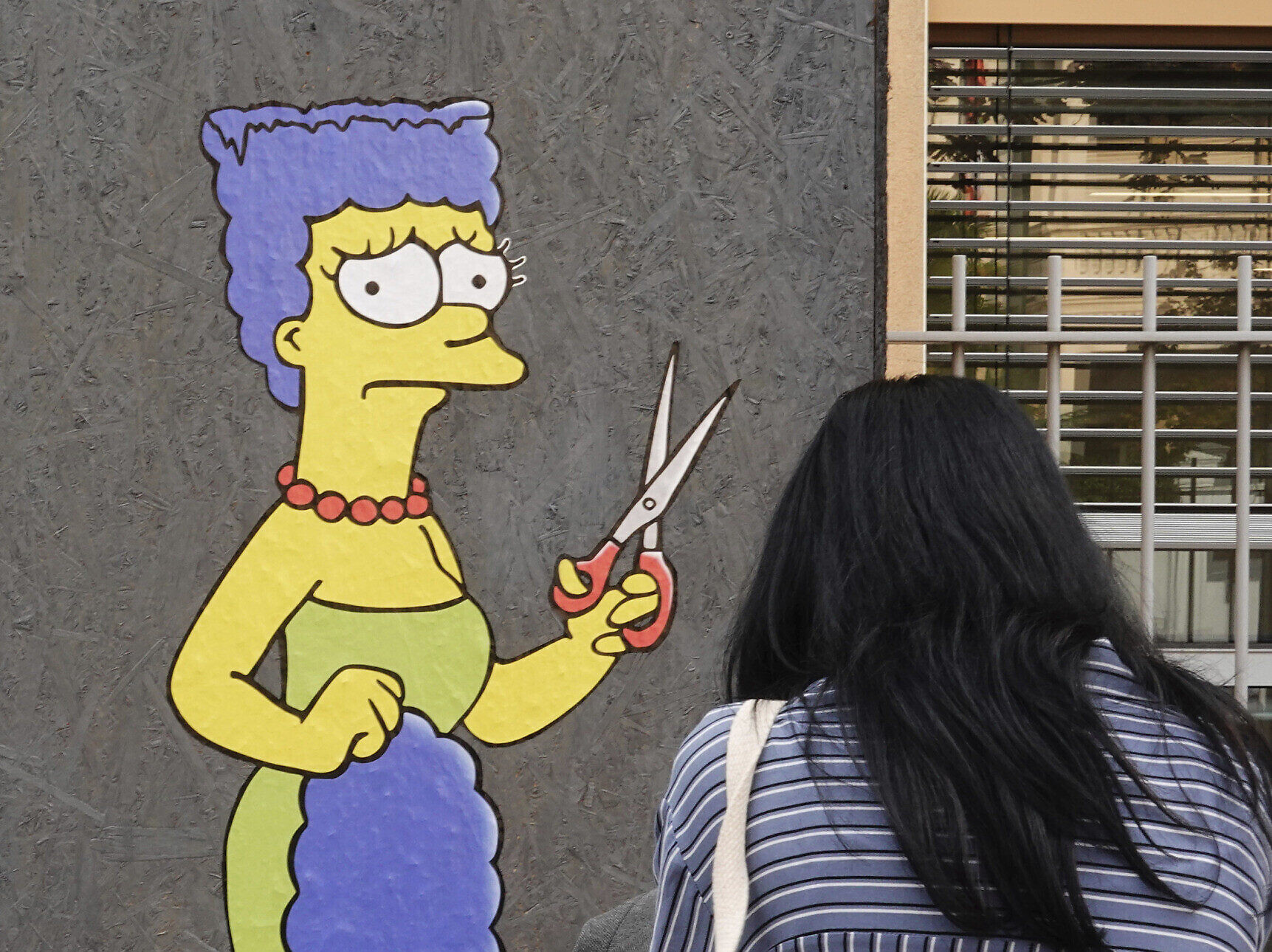 Marge Simpson joins protests outside Iranian consulate in Milan | The Times  of Israel