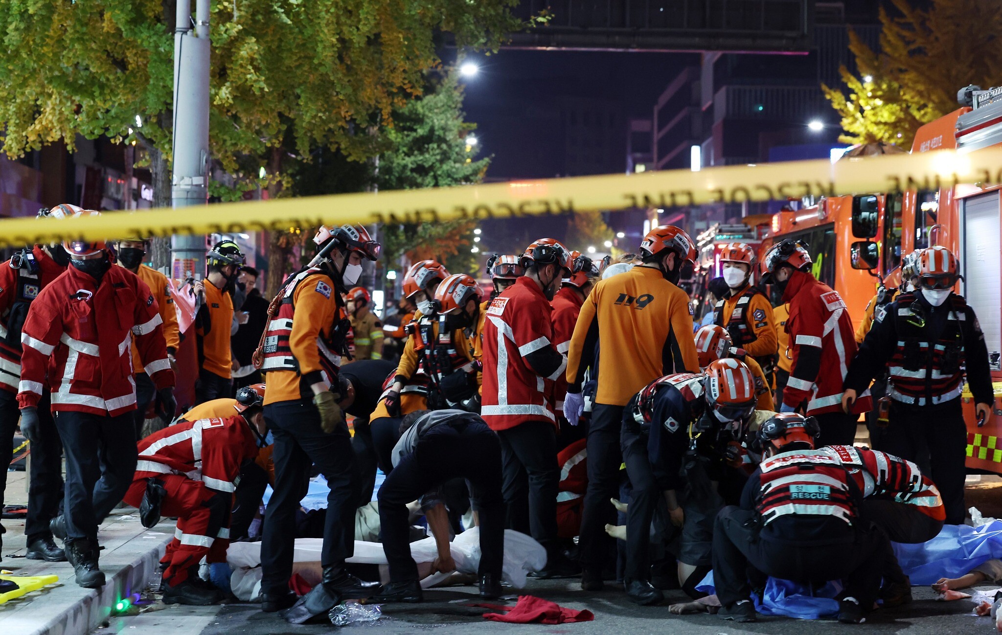 At least 151 dead after Halloween crowd surge on narrow street in Seoul |  The Times of Israel