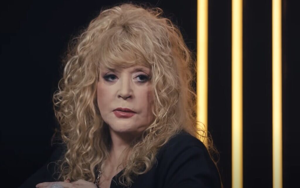 Iconic Russian pop singer Alla Pugacheva in a 2018 interview (YouTube screenshot; used in accordance with Clause 27a of the Copyright Law)