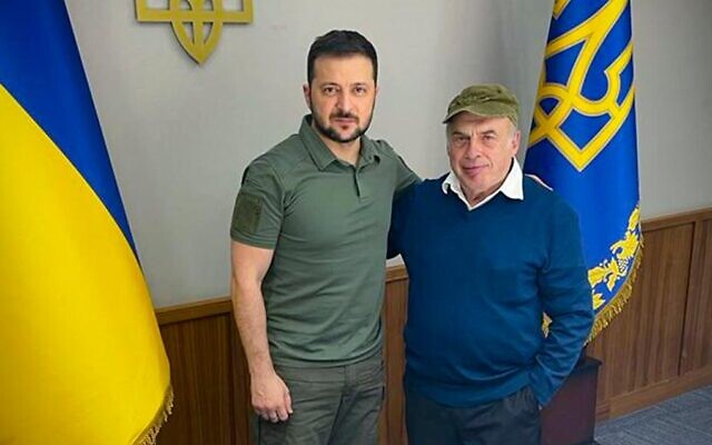 Zelensky to Sharansky: Israel is one of few countries that can help defend our skies