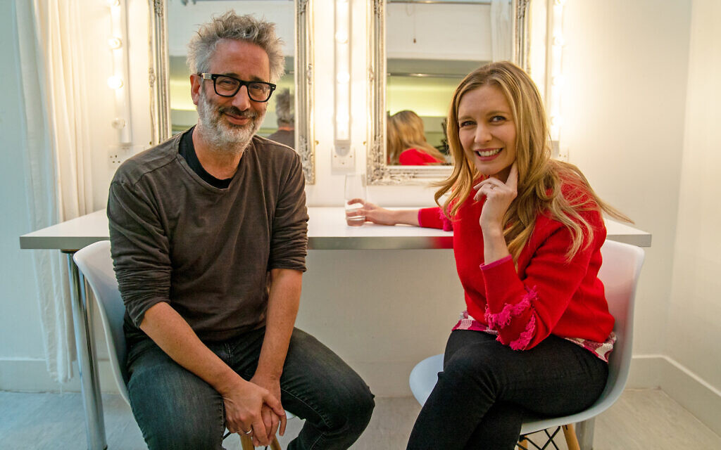 Rachel Riley (right), a British game show host, faced antisemitic abuse online after criticizing Jeremy Corbyn, the UK's former Labour Party leader, with comedian David Baddiel. (Channel 4)