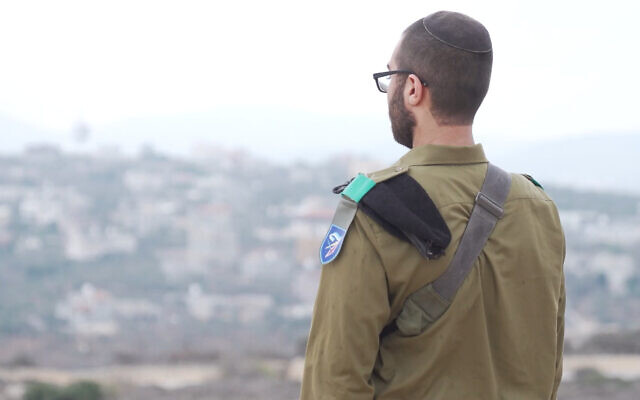 Pvt. Yud speaks in a video statement issued by the military, November 15, 2022. (Israel Defense Forces)
