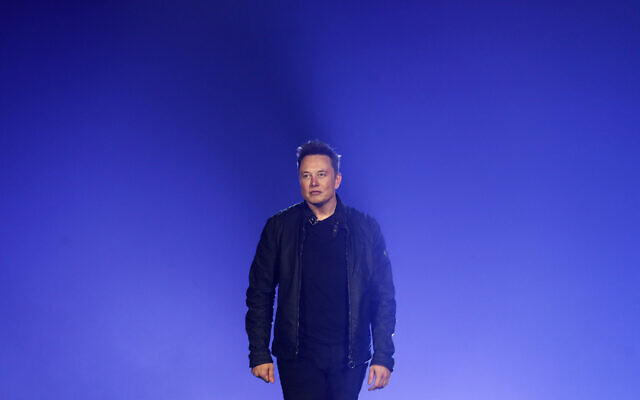Tesla CEO Elon Musk introduces the Cybertruck at Tesla's design studio on Nov. 21, 2019, in Hawthorne, Calif. Days after taking over Twitter and a week before the 2022 US midterm elections, Musk has positioned himself as moderator-in-chief of one of the most important social media platforms in American politics. (AP/Ringo H.W. Chiu, File)